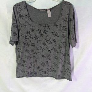 Liz Claiborne Grey Blouse